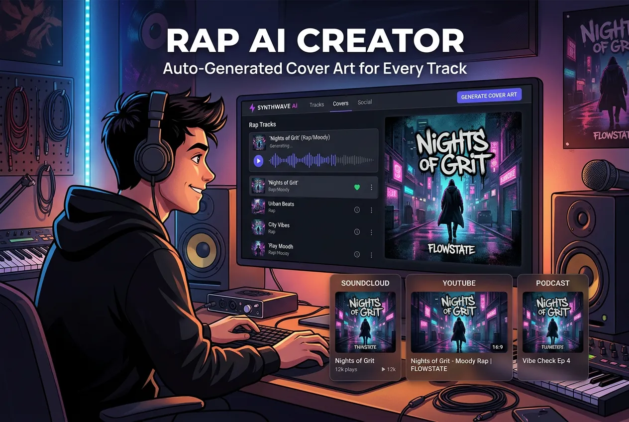 Auto-Generated Cover Art for Every Track