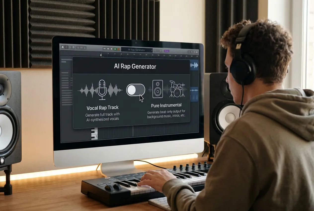 Vocal Rap Track or Pure Instrumental — Your Choice